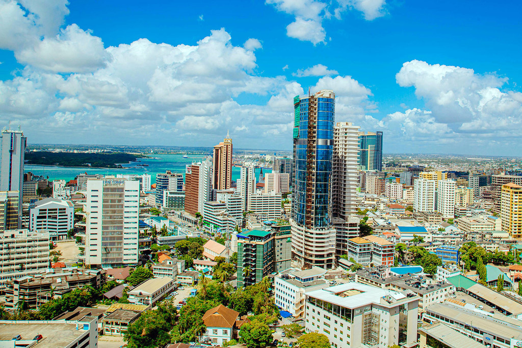 Dar es Salam, the commercial capital of Tanzania.